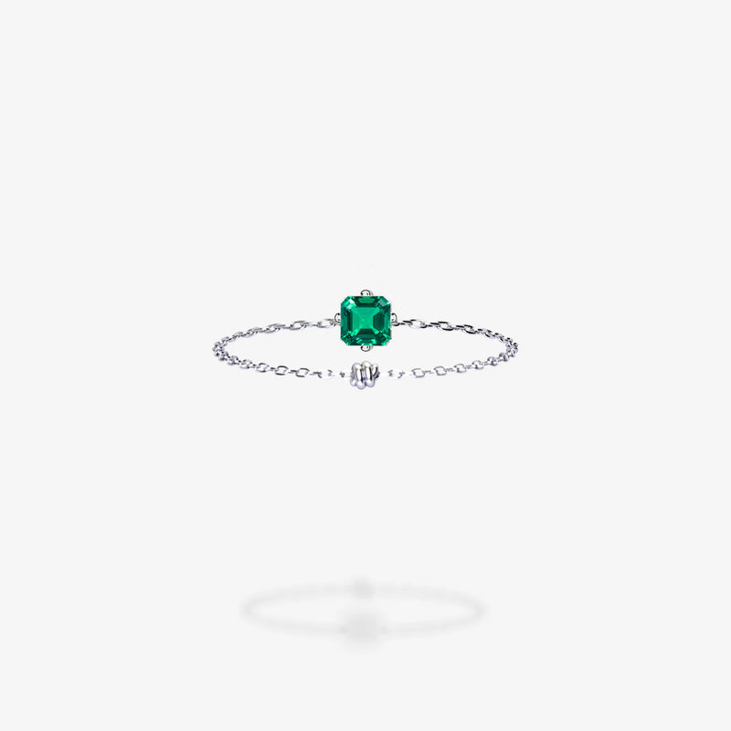 Cattina Ring - Asscher Emerald (STOCK US)