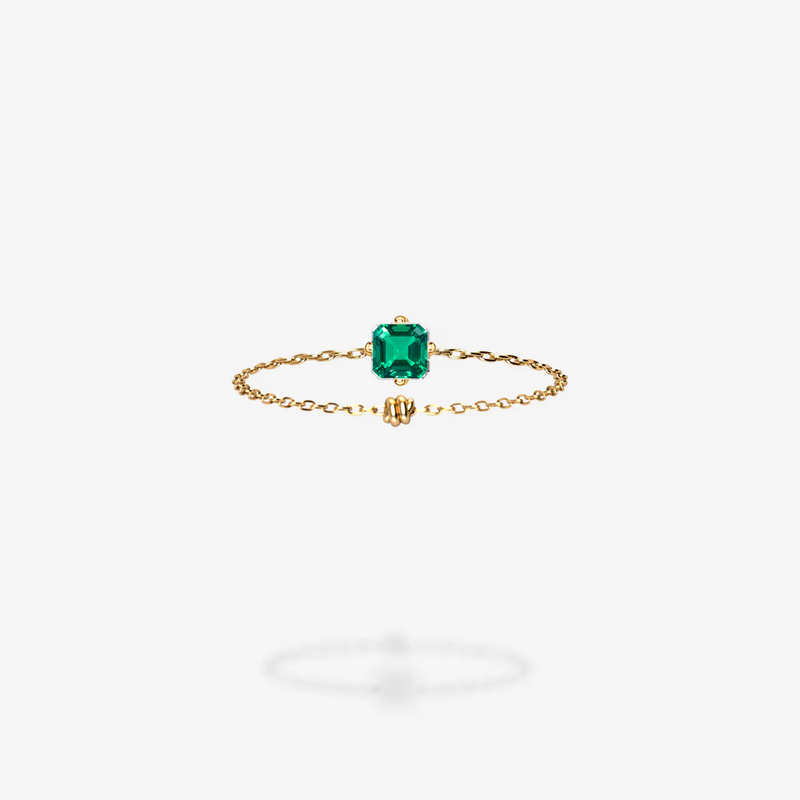 Cattina Ring - Asscher Emerald (STOCK MX)