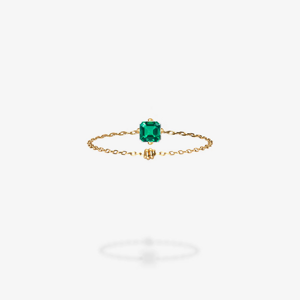 Cattina Ring - Asscher Emerald (STOCK MX)