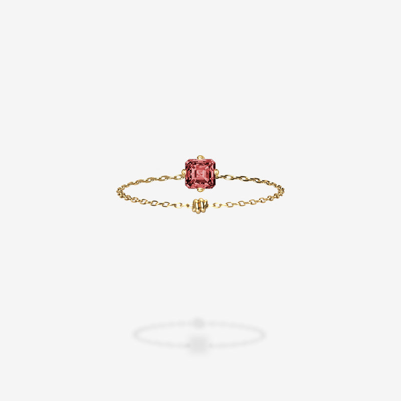 Cattina Ring - Asscher Mahenge Spinel (STOCK MX)