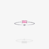 Cattina Ring - Baguette Pink Sapphire (6 ½)