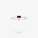 Cattina Ring - Baguette  Ruby (STOCK US)