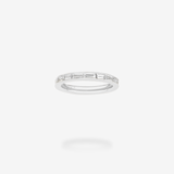 18K White Gold
