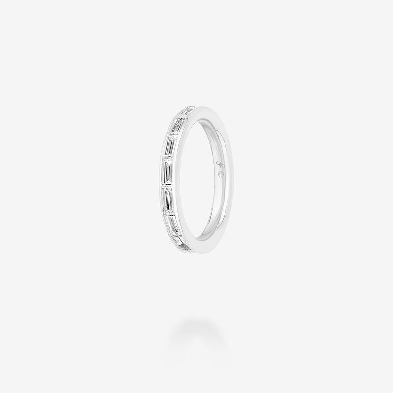 18K White Gold