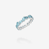 Dancing Ring - Aquamarines