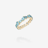 Dancing Ring - Aquamarines