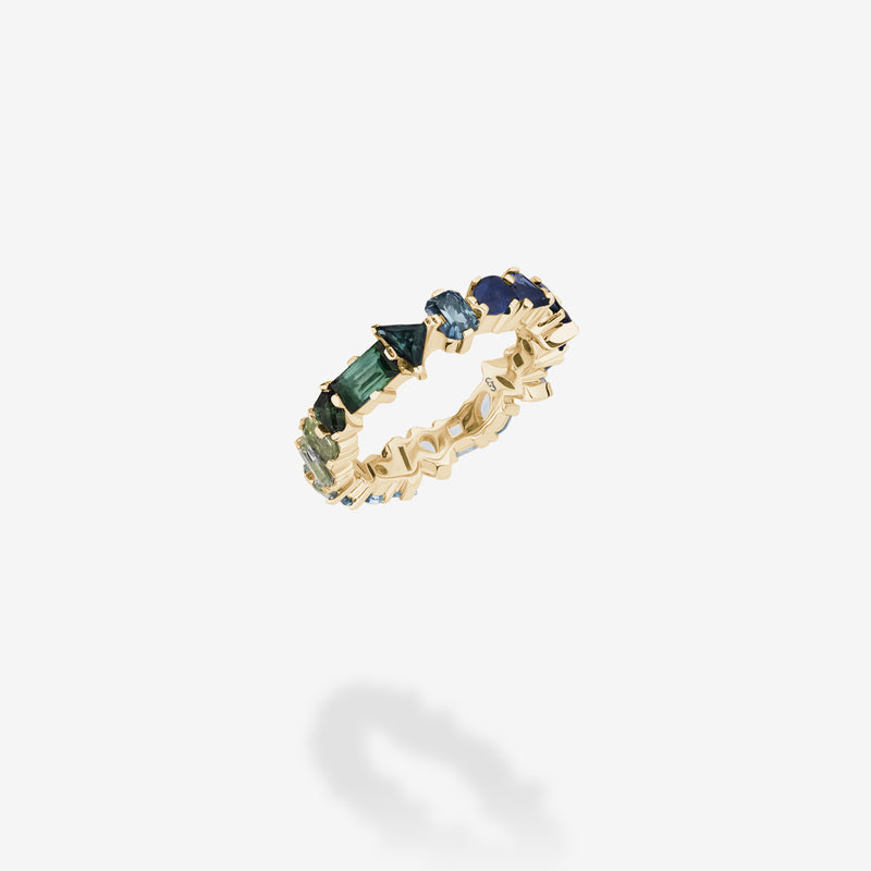 Dancing Ring - Blue to Green