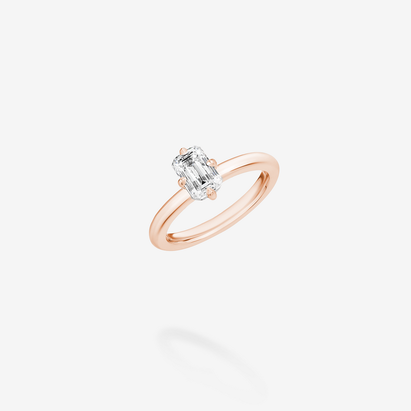 Tuki Emerald Cut Milestone Ring