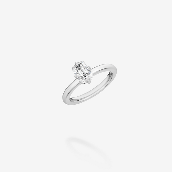Tuki Emerald Cut Milestone Ring