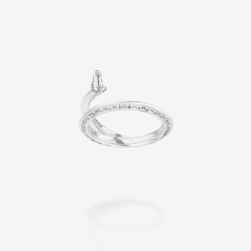 18K White Gold