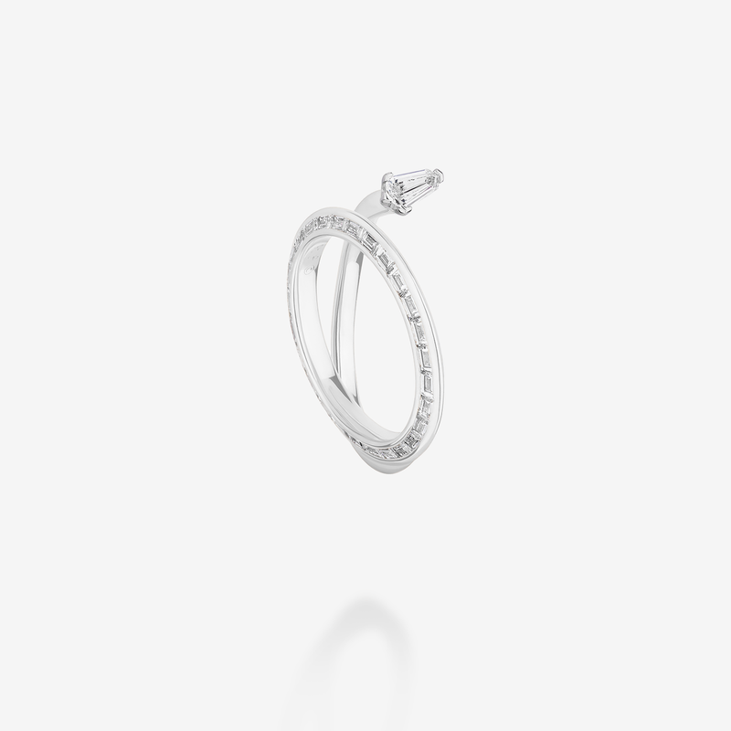 18K White Gold