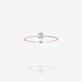 18K Rose Gold-Hexagon