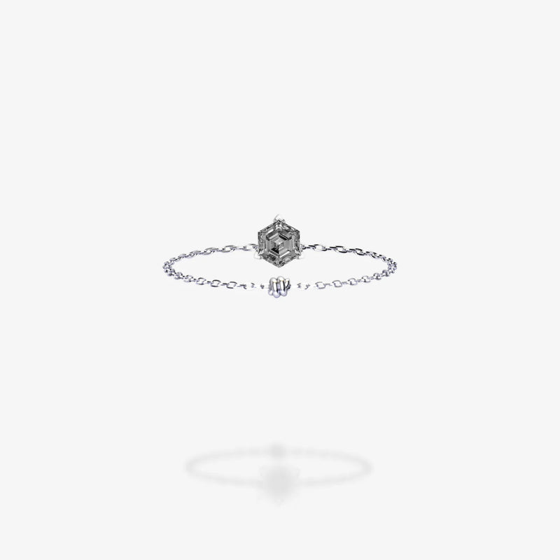 Cattina Ring -  Grey Spinel (STOCK US)