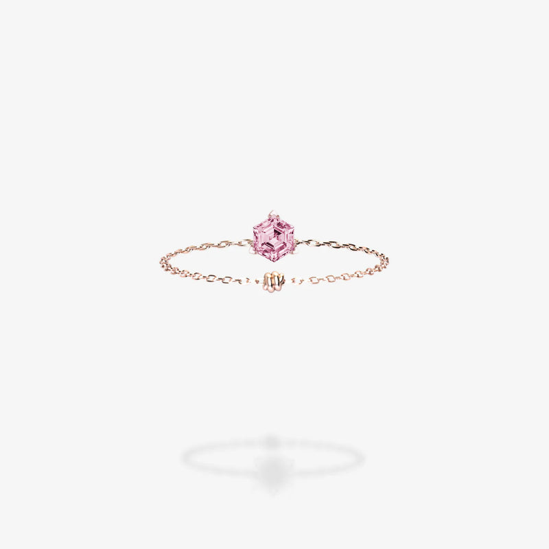 Cattina Ring - Hexagon Light Pink Spinel (STOCK MX)