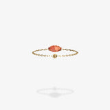 Cattina Ring - Marquee Orange Sapphire (STOCK MX)