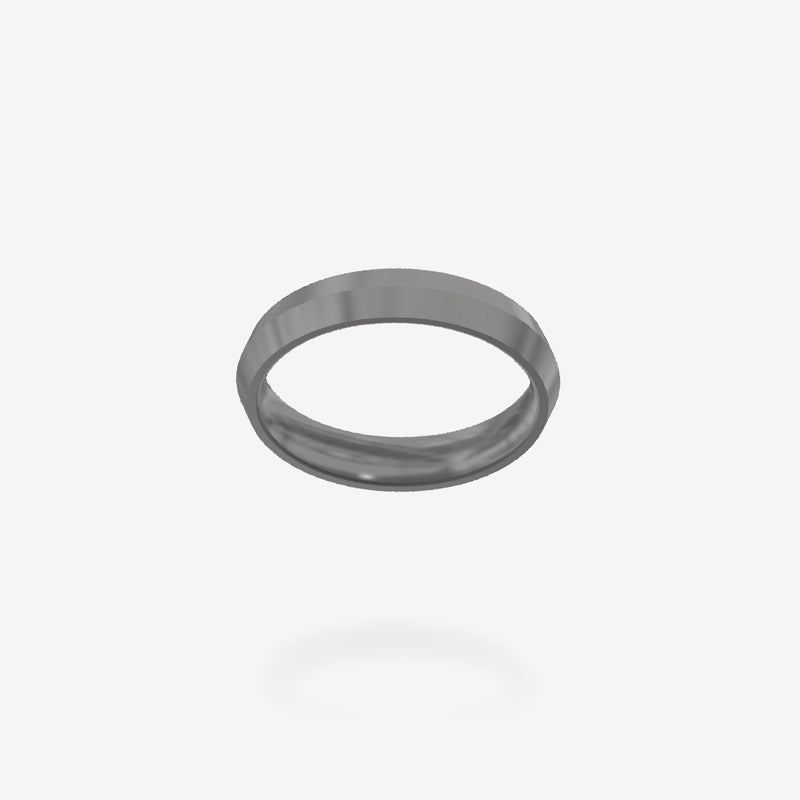 18K Blackened Gold
