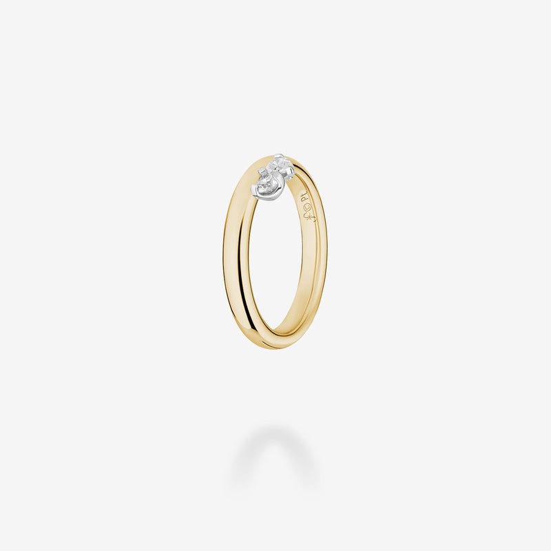 18K Yellow Gold & Platinum