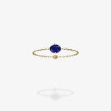 Cattina Ring - Oval Blue Sapphire (STOCK MX)