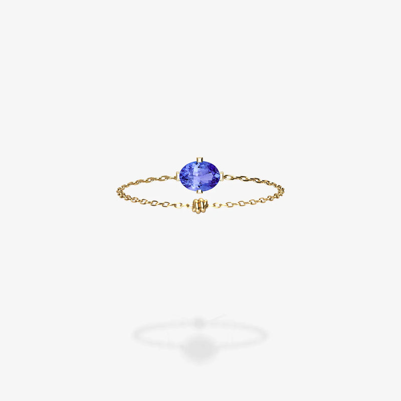 Cattina Ring - Oval Tanzanite (STOCK MX)