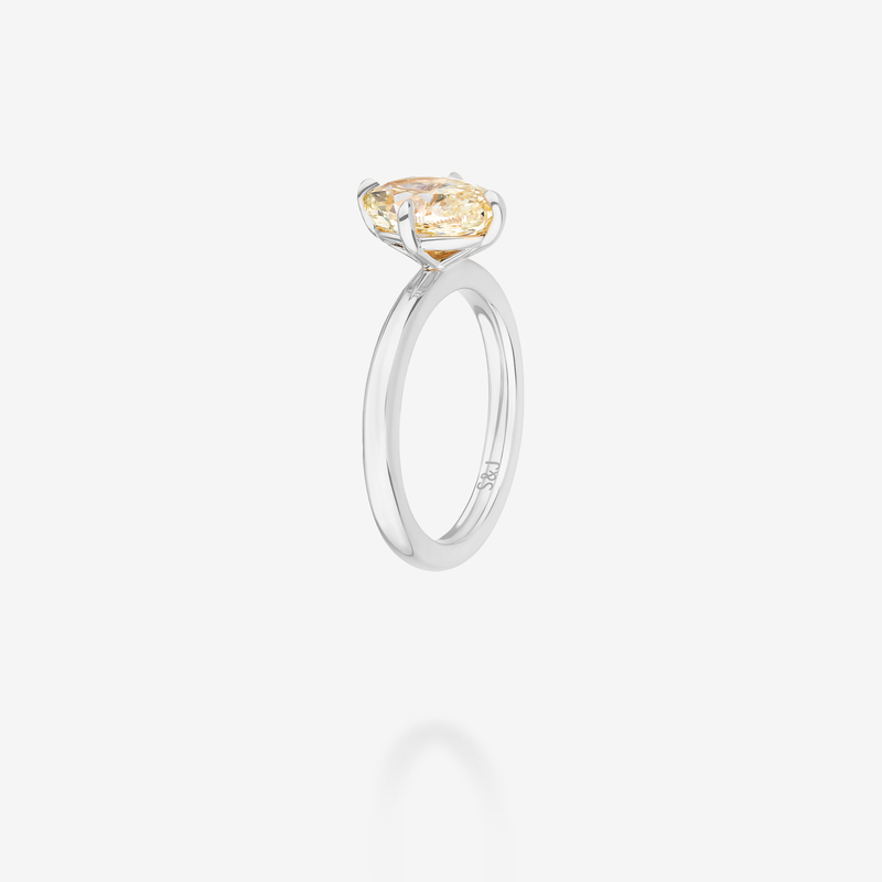 18K White Gold