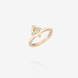 Canary Finito Oval Milestone Ring