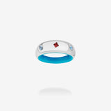 18K White Gold