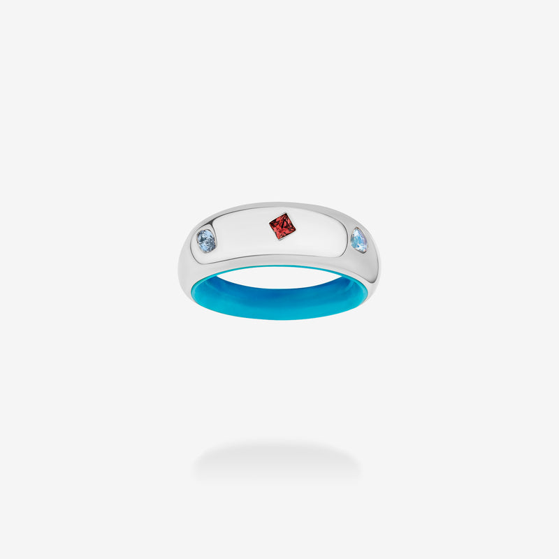 18K White Gold