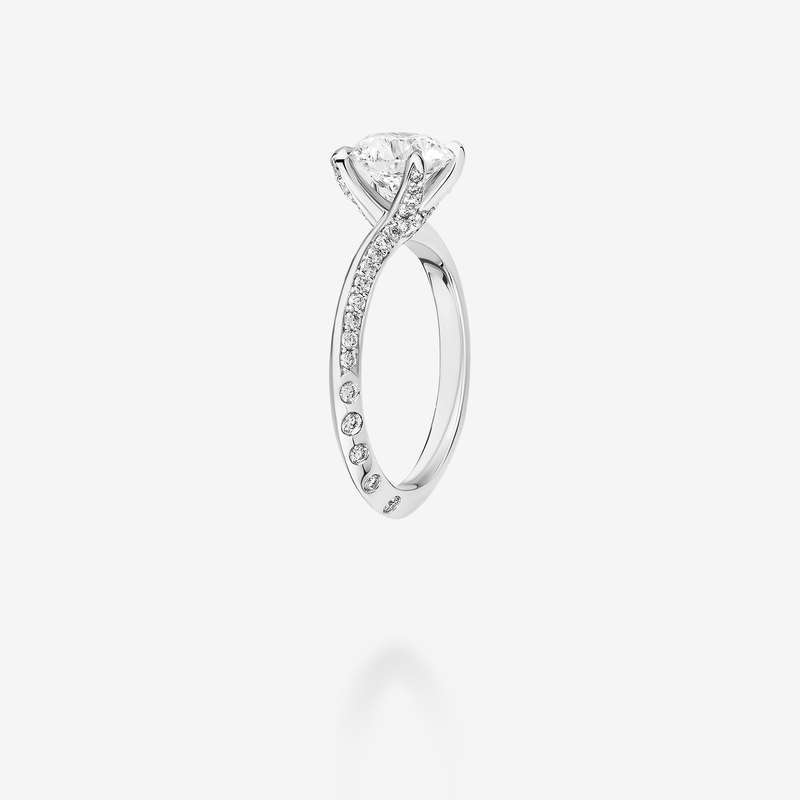 18K White Gold