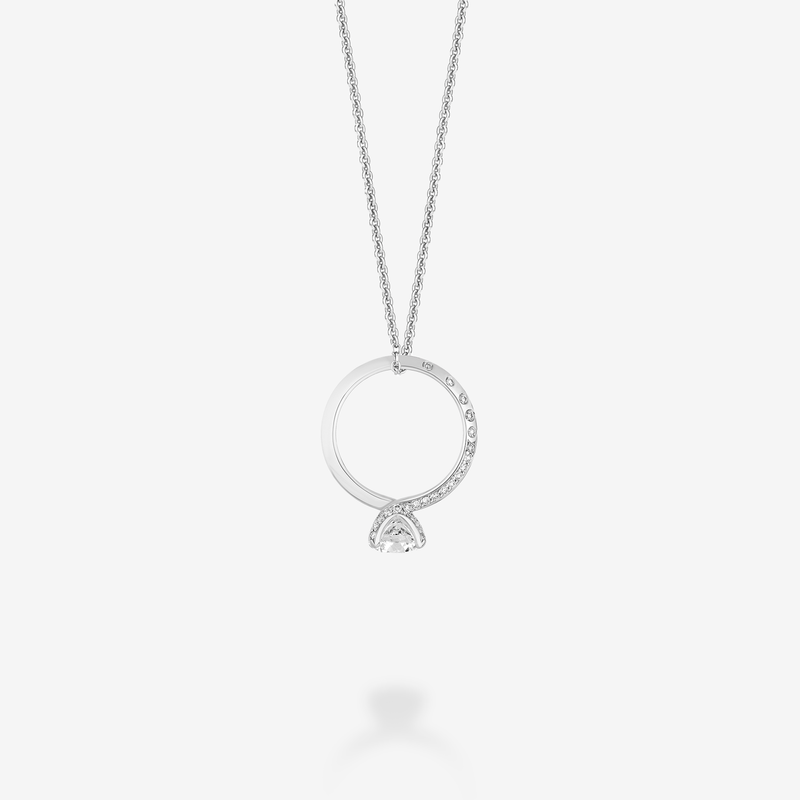 18K White Gold
