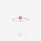 18K Rose Gold-Princess