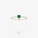 Cattina Ring - Square Emerald (STOCK US)