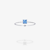 Cattina Ring - Square Light Blue Sapphire (8)