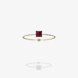 Cattina Ring - Square Ruby (STOCK MX)