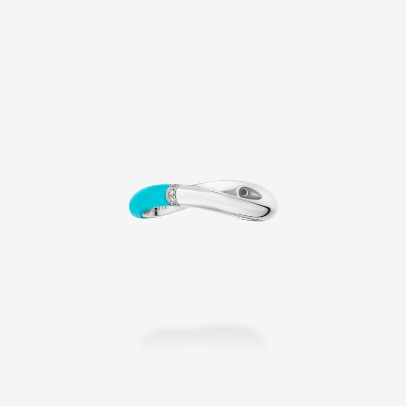 18K White Gold