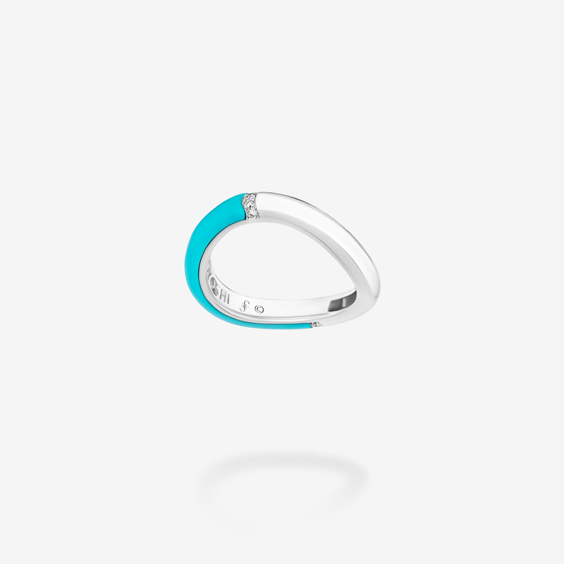 18K White Gold
