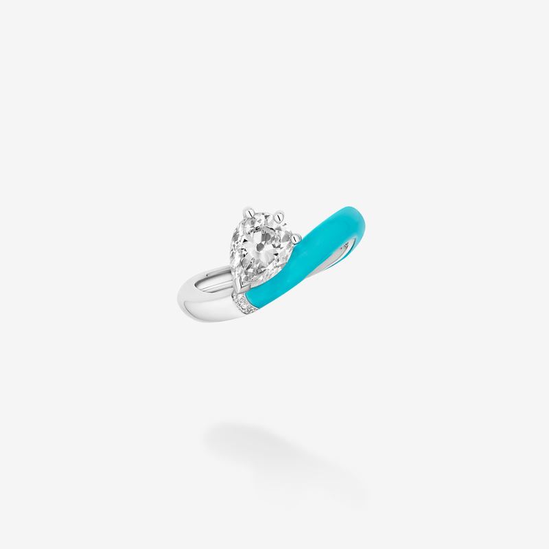 Wavy Wuji Milestone Ring