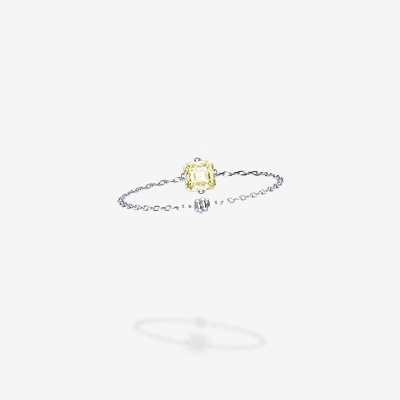 Cattina Ring - Canary Diamond