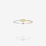 18K White/Yellow Gold-Marquee