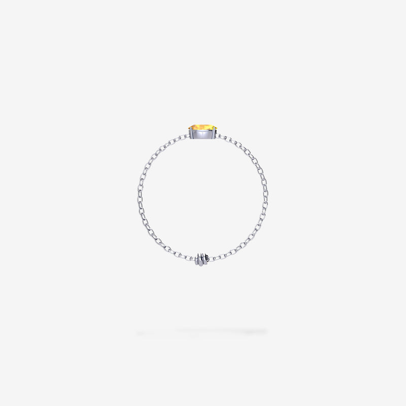 Cattina Ring - Yellow Sapphire