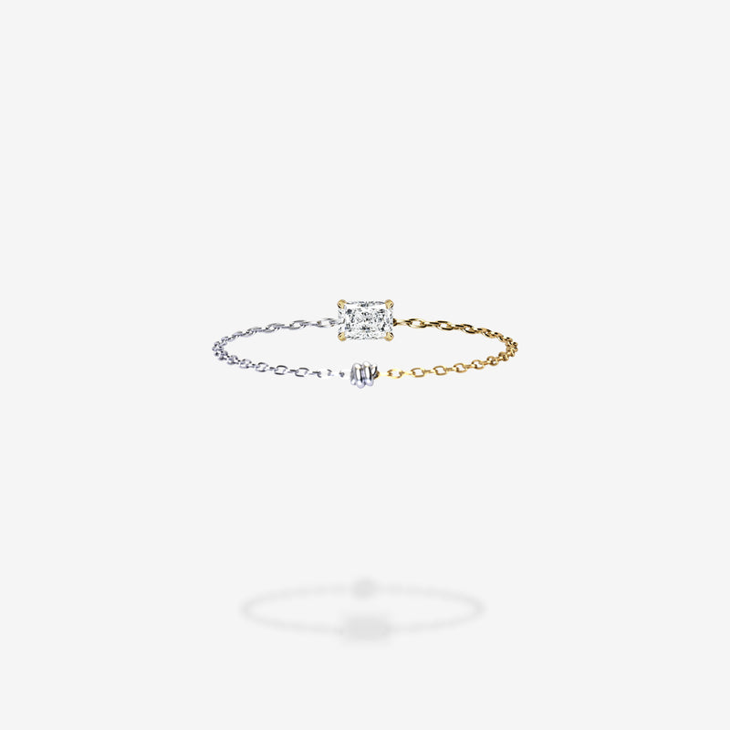 18K White Gold & Yellow Gold-Radiant