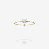 18K Yellow Gold-Princess