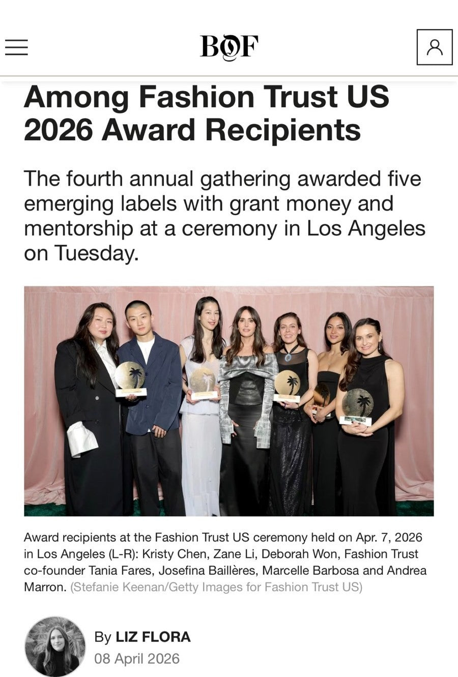 Fashion Trust US 2026 — Business of Fashion